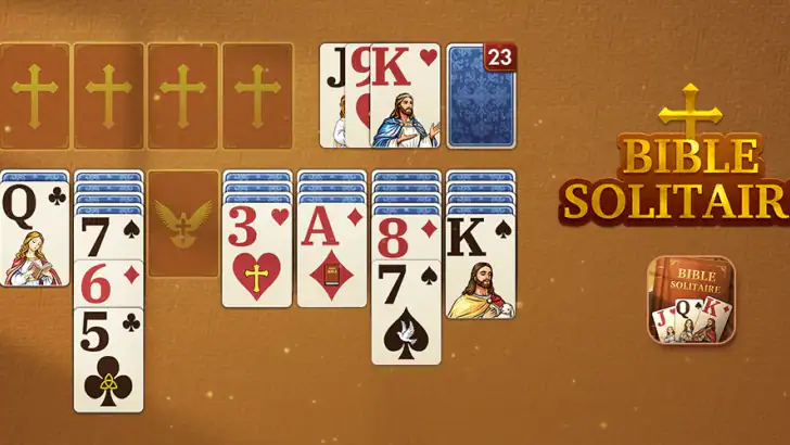 Bible Solitaire - Daily Bless feature graphic