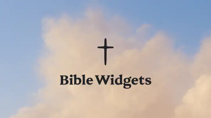 Bible Widgets feature graphic
