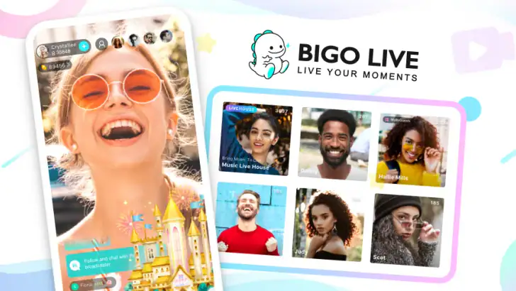 Bigo Live - Live Streaming App feature graphic
