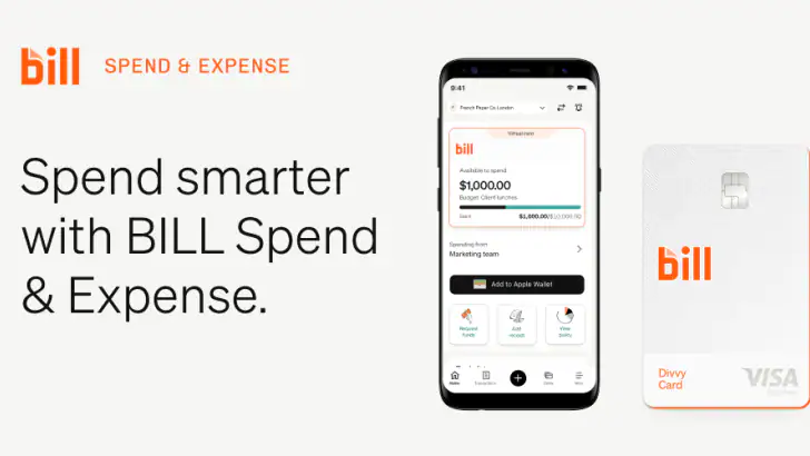 BILL Spend & Expense (Divvy) feature graphic