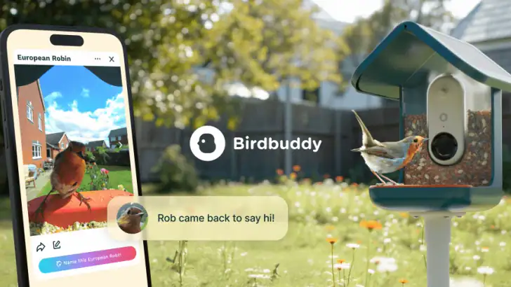 Birdbuddy: ID & Collect Birds feature graphic