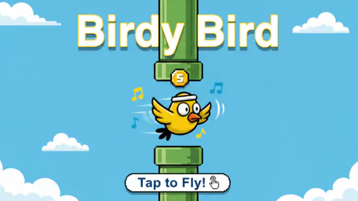 Birdy bird - Game Original feature graphic