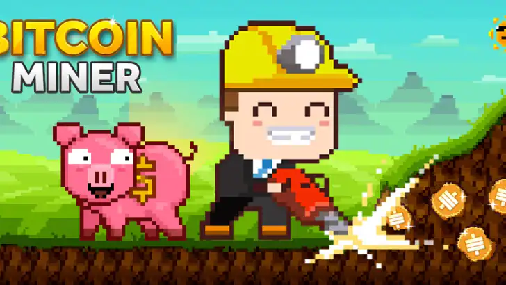 Bitcoin Miner Idle Tycoon Game feature graphic