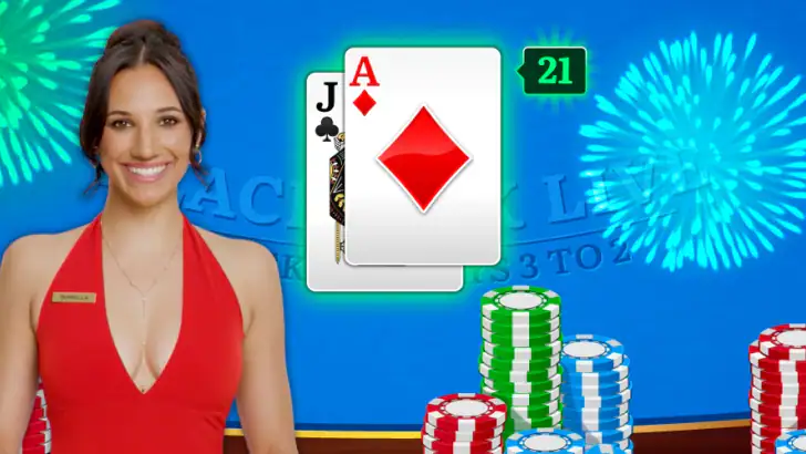 Blackjack Live ™ Casino 21 feature graphic