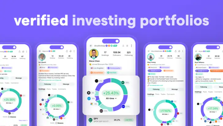 Blossom: Social Investing feature graphic