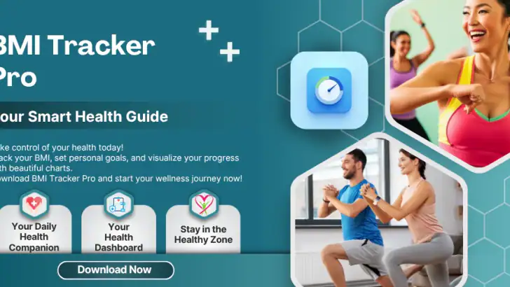 BMI Tracker Pro feature graphic