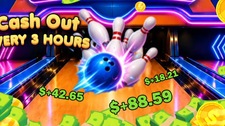 Bowling Ball - REAL MONEY GAME feature graphic