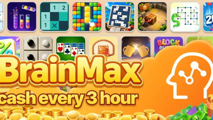 BrainMax - Puzzle Earn Rewards feature graphic