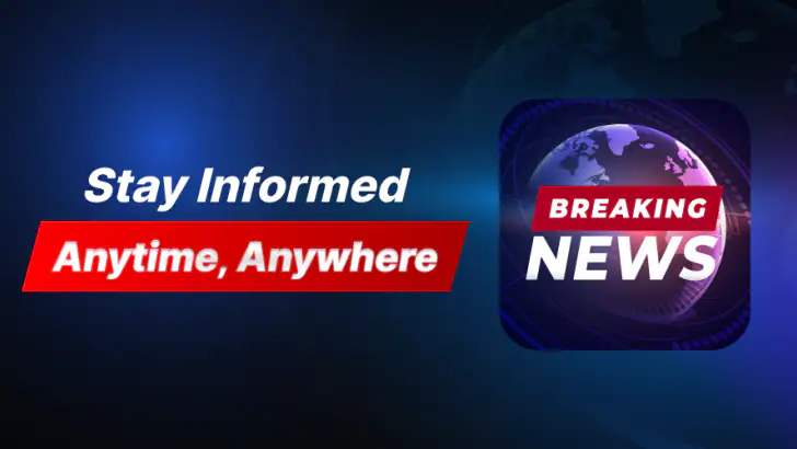 Breaking News Launcher feature graphic