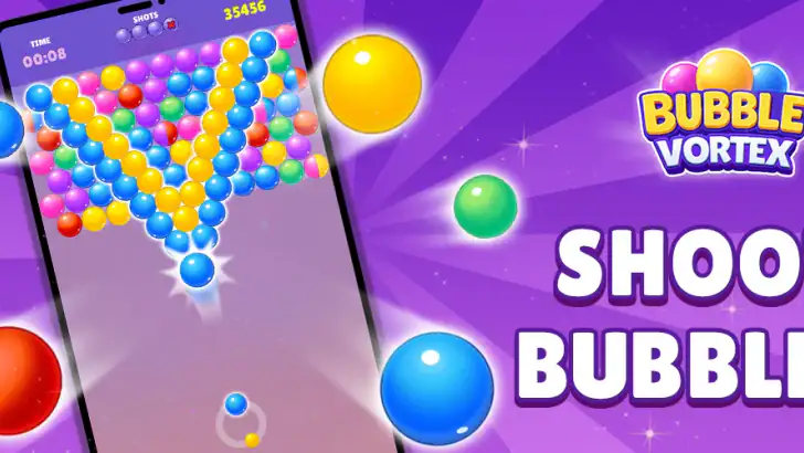 Bubble Vortex feature graphic