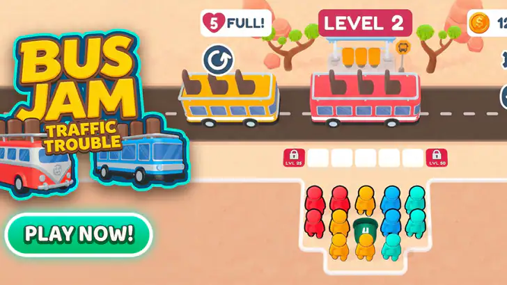 Bus Jam: Traffic Trouble feature graphic