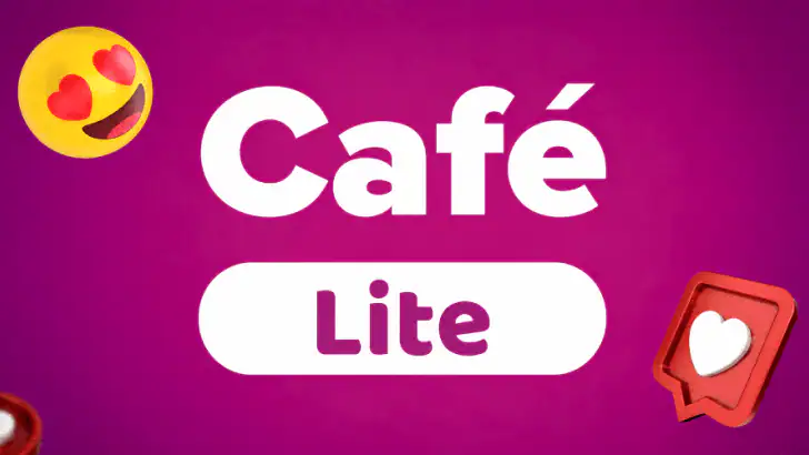 Cafe Lite – Live video chat feature graphic