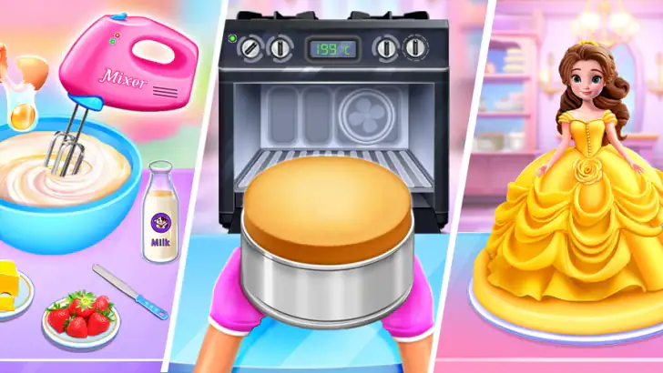 Cake Maker: Cooking Cake Games feature graphic