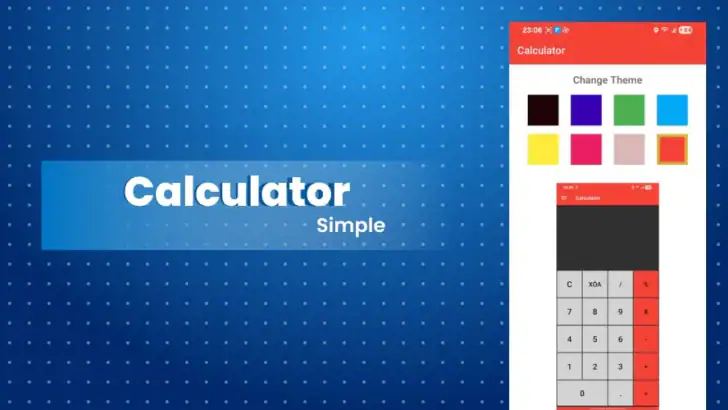 Calculator Simple feature graphic