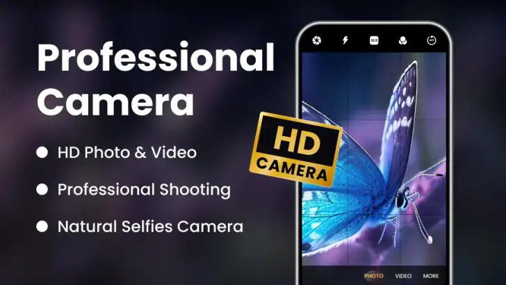 Camera for Android - HD Camera feature graphic
