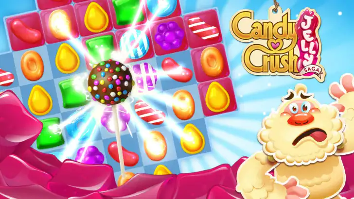 Candy Crush Jelly Saga feature graphic