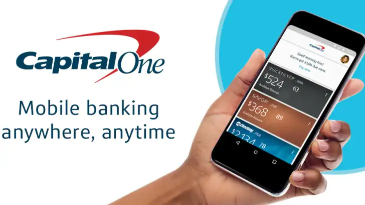 Capital One Mobile feature graphic