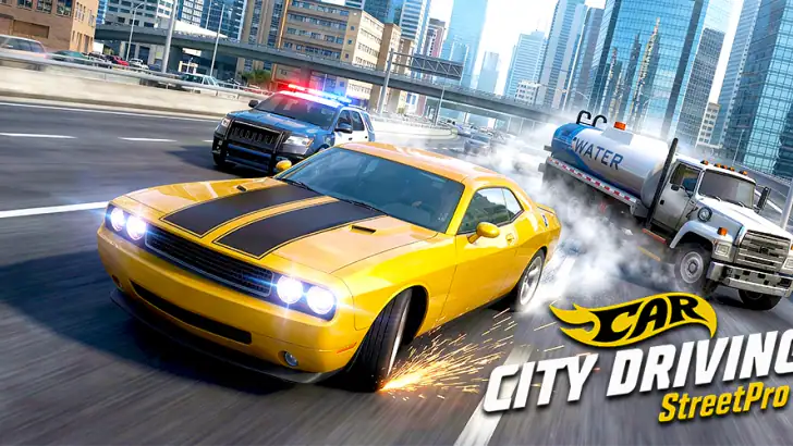 Car Driving City: StreetPro feature graphic