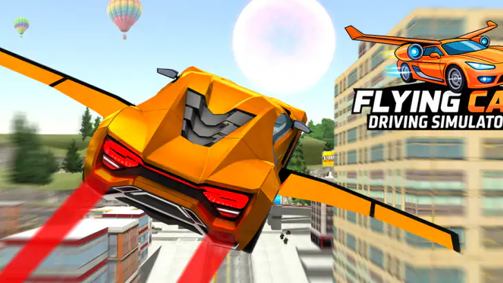 Car Flying Driving Simulator feature graphic