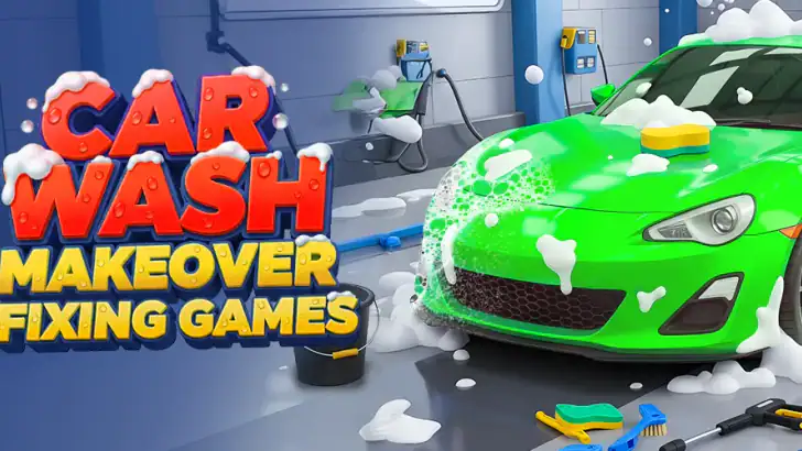 Car Wash Makeover Fixing Games feature graphic