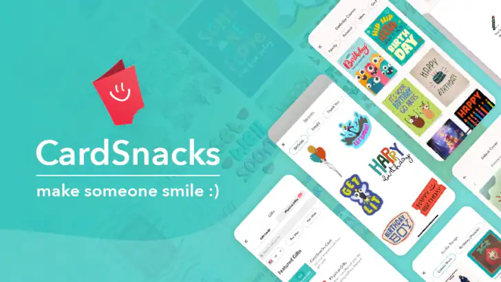 CardSnacks: ecards, gift cards feature graphic