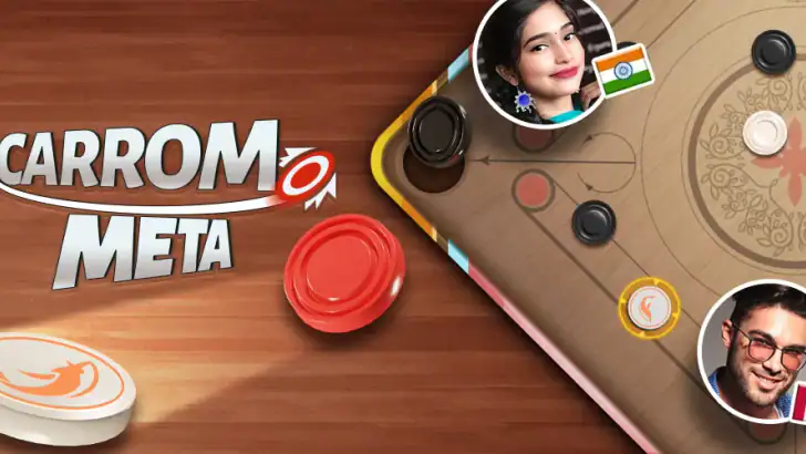 Carrom Meta-Board Disc Game feature graphic