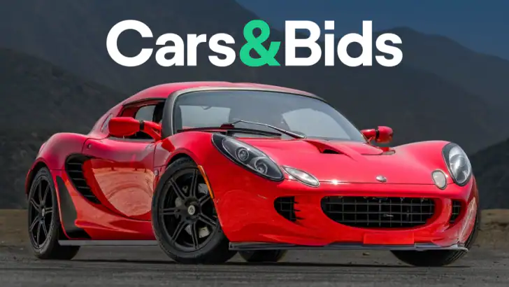 Cars & Bids feature graphic