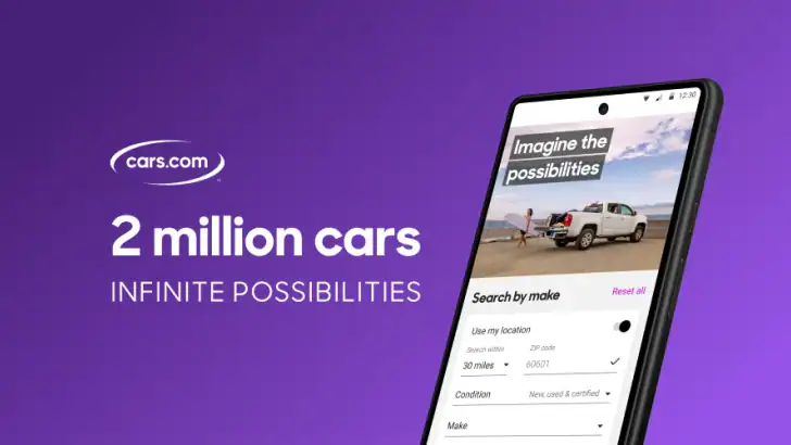 Cars.com: Buy and sell cars feature graphic