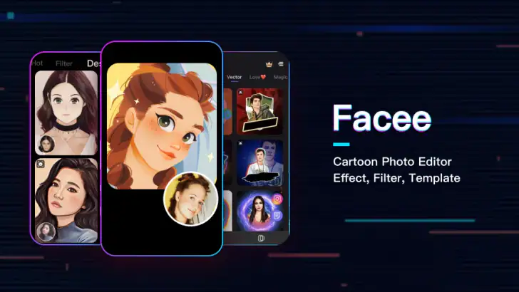 Cartoon Photo Editor: Facee feature graphic