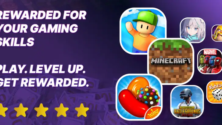 Cashly-Play & Earn in Minutes feature graphic