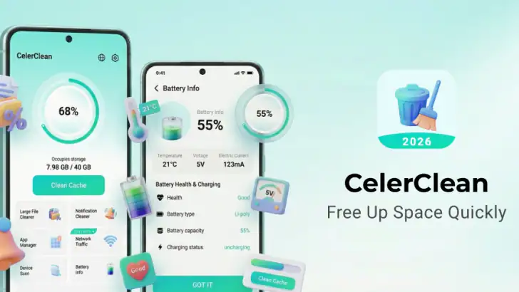 CelerClean: Cleanup Tools feature graphic