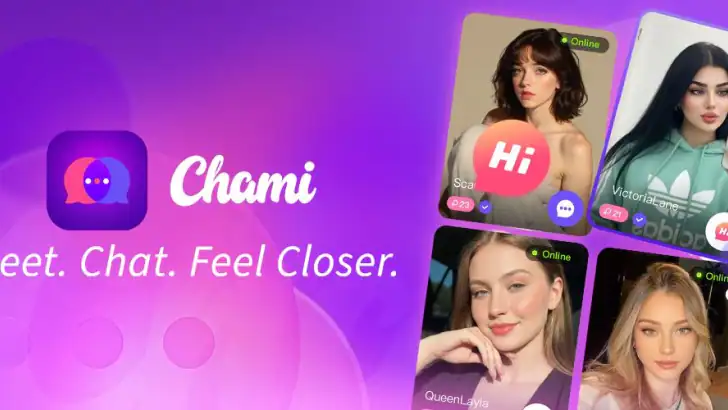 Chami – Chat & Video Call feature graphic