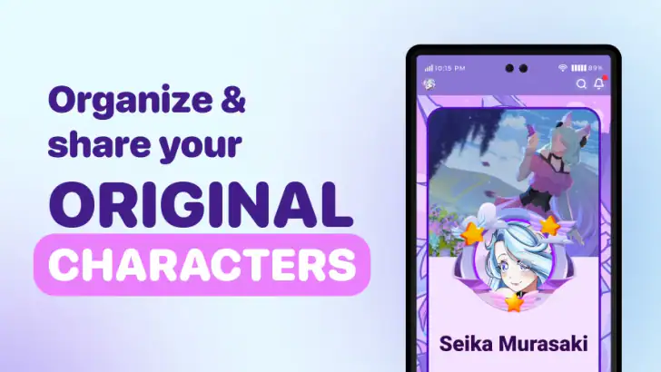 CharacterHub: OCs, Art, Lore feature graphic