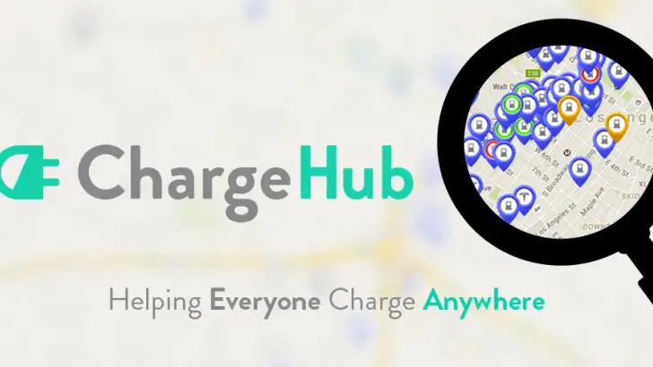 Chargehub EV & Tesla Charging feature graphic