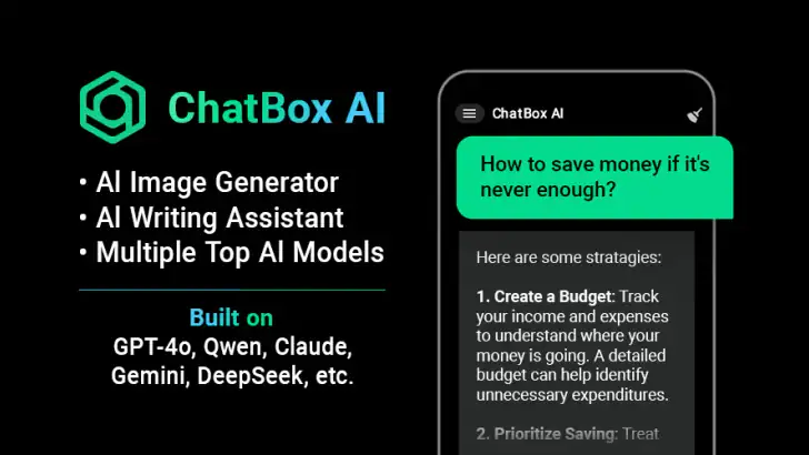 ChatBox: AI Chat Bot Assistant feature graphic