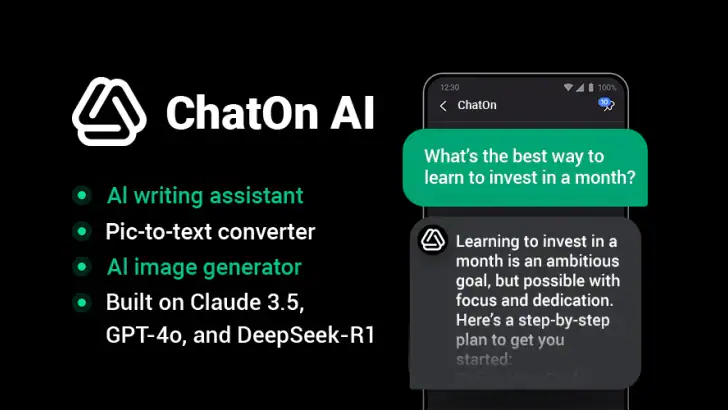 ChatOn - AI Chat Bot Assistant feature graphic