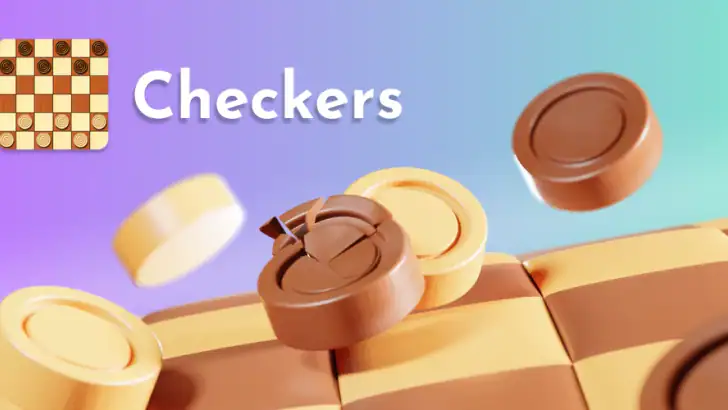 Checkers Online feature graphic
