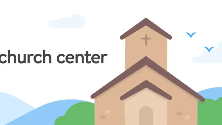 Church Center App feature graphic