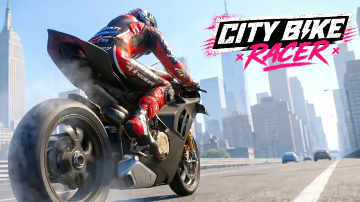 City Bike Racer: Traffic Rush feature graphic