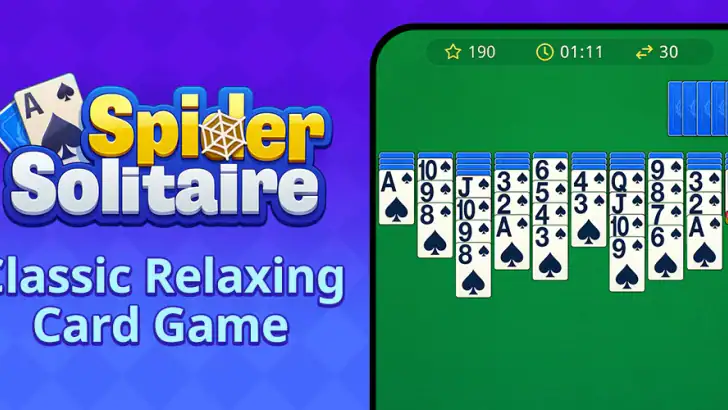 Classic Card: Spider Solitaire feature graphic