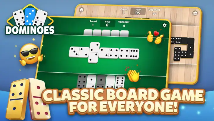 Classic Dominoes: Dominos Game feature graphic