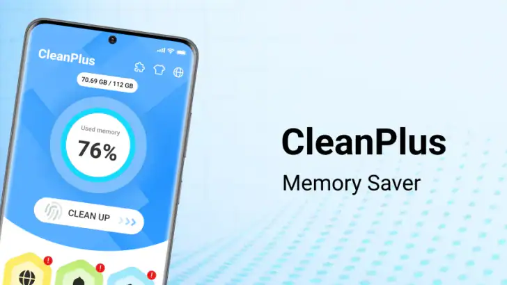 CleanPlus - Memory Saver feature graphic