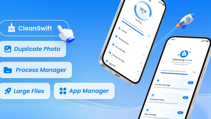 CleanSwift feature graphic