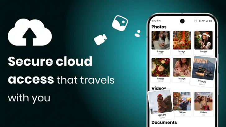 Cloud Storage: Data Backup feature graphic