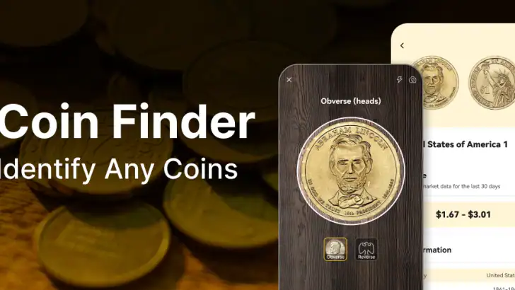 Coin Identifier - Coin Finder feature graphic