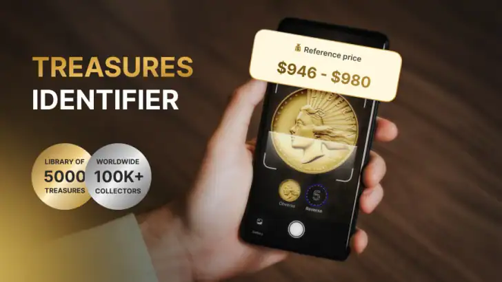 Coin Identifier: Value Checker feature graphic