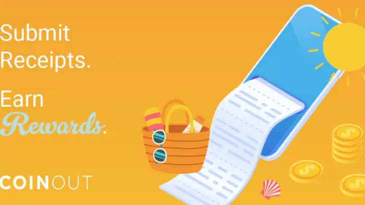 CoinOut: Receipts for Rewards feature graphic