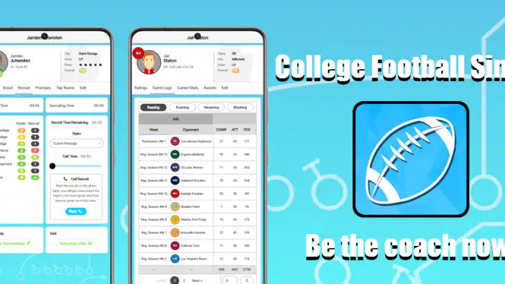 College Football Sim 2 feature graphic