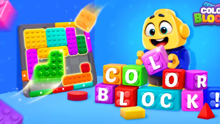 Color Block: Jam Puzzle 3D feature graphic