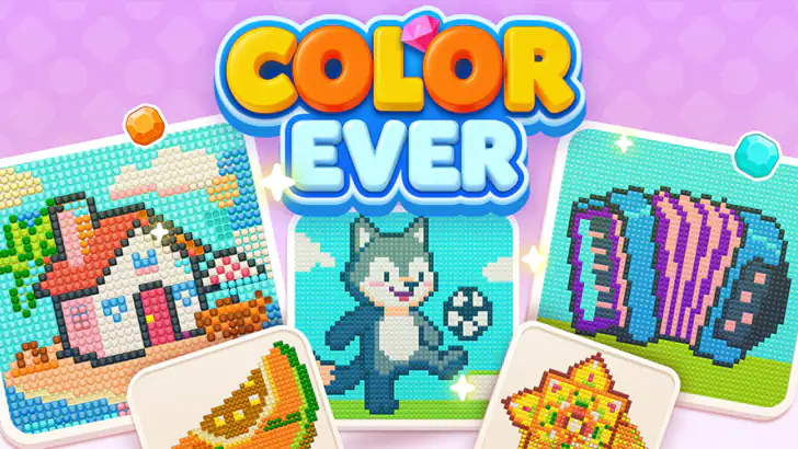 Colorever: Gem Art Puzzle feature graphic